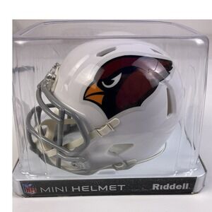 Arizona Cardinals Riddell Speed Mini‎ Helmet White NFL Licensed Display